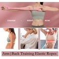 thumbnail image 2 of Yoga Strap, Multi-Loop Strap, 12 Loops Yoga Stretch Strap, Nonelastic Stretch Strap for Physical Therapy, Pilates, Dance and Gymnastics with Carry Bag-Pink, 2 of 7