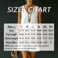 thumbnail image 2 of Morttic Women's Fashion Solid 2Pcs Set – Sleeveless V-Neck Tank Top & High Waist Shorts with Side Pockets Vacation Beach Wear White，S, 2 of 2