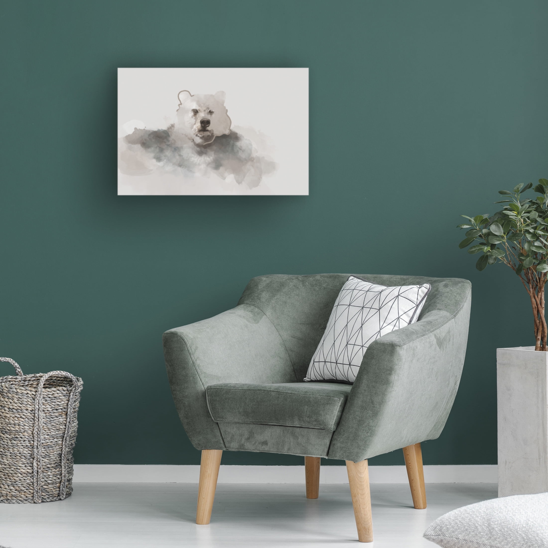 Trademark Fine Art Gabriella Roberg  Bear Canvas Wall Art