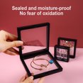 thumbnail image 1 of Homerr Packing Box Display Holder 2Pcs Jewelry Display Stand Transparent Elastic PE Film Suspension Packaging Box Household Supplies Storage, 1 of 6