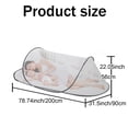 thumbnail image 3 of Mosquitera Xanadued plegable ajustable para cama individual, 3 of 8