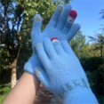 thumbnail image 4 of NMMUED Christmas Gloves Holiday Gloves Christmas Gifts for Women Knit Gloves for Women Cute Gloves Cute Winter Gloves Cold Weather Gloves Dark Blue One Size, 4 of 4