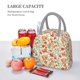 thumbnail image 5 of Fotbe Fruits Peach2 Bolsa de Almuerzo con Estampado, Lonchera Aislada, Contenedor de Comida Reutilizable Tipo Cooler a Prueba de Fugas, 5 of 6