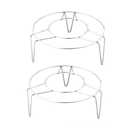 Half Round Rack Stainless Steel - Stainless Steel Round Shape 3 Legs Design Cooking Steamer Steam Rack 2 Pcs