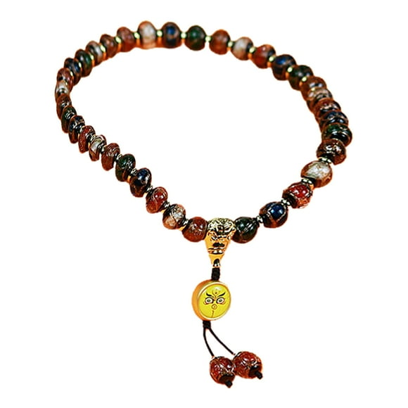 108/36 Mala Beads Bracelet Healing Gemstone Yoga Meditation Hand Mala Prayer Bead Necklace