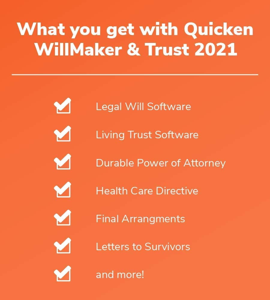 Quicken WillMaker & Trust 2021 Mac (Email Delivery)