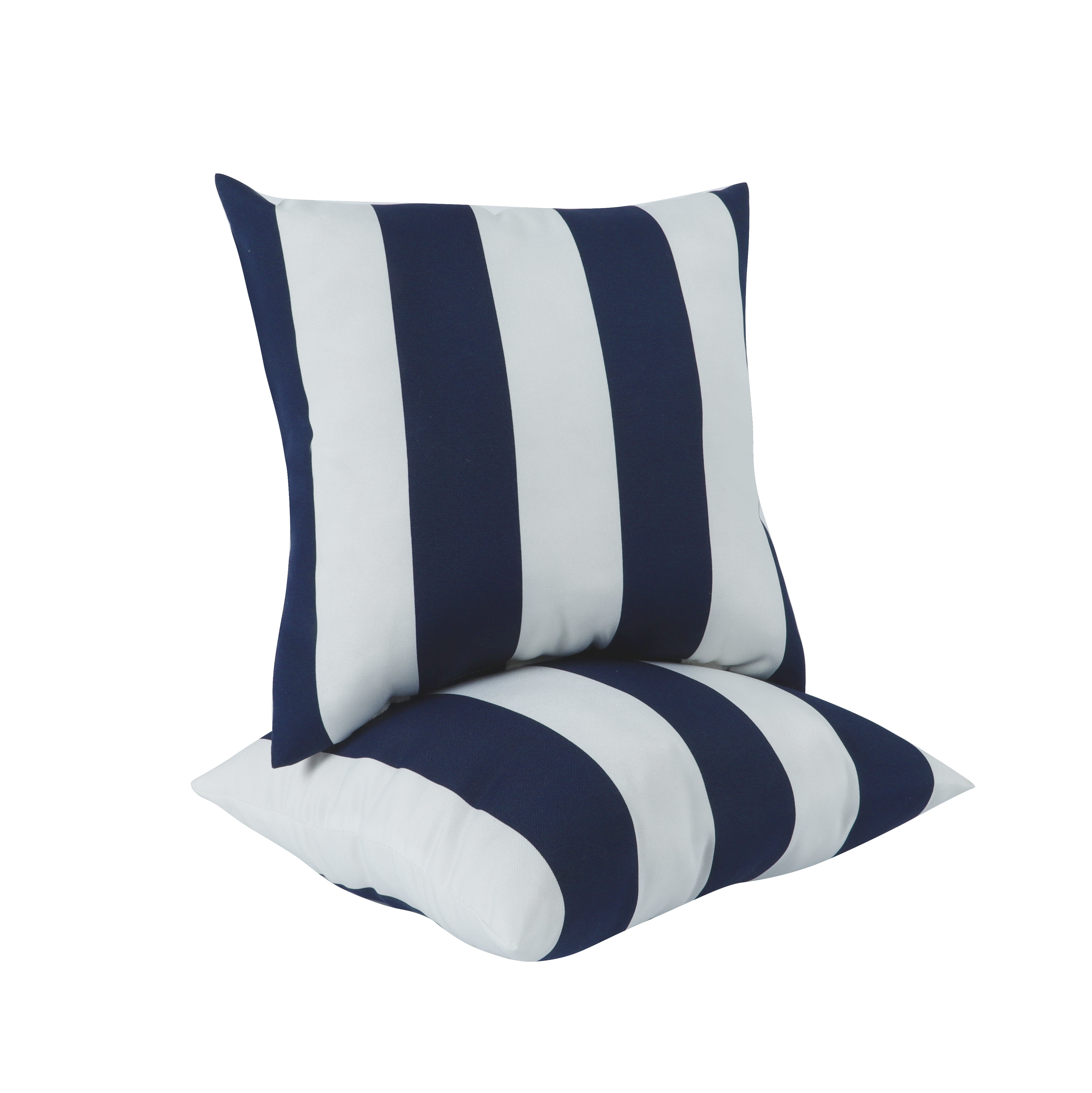 2 Pack Outdoor Throw Pillows, Waterproof & Fade-Resistant Patio Cushions, 18x18 Inch Decorative Outdoor Pillows for Garden, Porch, Balcony & Poolside Furniture