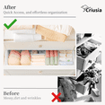 thumbnail image 4 of Criusia Drawer Organizer Clothes, Foldable Closet Organization and Storage for Nursery, Bedroom, white, 4 of 8