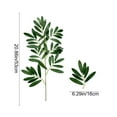 thumbnail image 3 of Planta Verde Artificial con Mariposas, Hojas de Olivo y Eucalipto para Decoración Del Hogar U Oficina | Vegetación de Plástico de 53 Cm - Xmj251024002B, 3 of 6