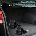 thumbnail image 3 of TEHAUX 2Pcs Truck Wheel Chock Stop Plastic for Outdoor Use, 3 of 7