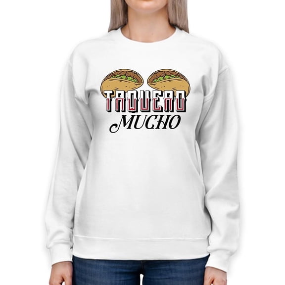 I Love You Taco-Lot Sweatshirt Women -Smartprints Designs, Female x-Large