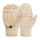 thumbnail image 2 of Flip Cute Guantes de lana de doble uso, cálidos guantes de lana de medio dedo y medio dedo de otoño e invierno para mujeres y hombres Xemadio 2034345-3, 2 of 9