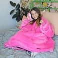 thumbnail image 7 of Tirrinia Oversized Blanket Hoodie, Wearable Fluffy Sherpa Blanket, Cozy Sweatshirt Blanket Gift for Adult Women Men Girlfriend, 7 of 7
