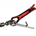 thumbnail image 4 of Beisidaer 3×Fishing Treble Hooks With Center Spring Pin Twistlock Screw Rigs For Soft Lure, 4 of 7