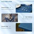 thumbnail image 6 of Adirondack Side Table, Square Patio End Table, Weather Resistant HDPE for Porch, Pool, Balcony, Blue, 6 of 9