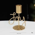 thumbnail image 3 of Metal Taper Candle Holder,Iron Decorative Tabletop Candlestick Stand for Wedding Dinner Living Room Home Mantel Shelf, 3 of 7