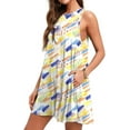 thumbnail image 3 of Anyjoin Women's Summer Dresses Beach Floral Tshirt Sundress Sleeveless Pockets Casual Tank Dress, 3 of 6