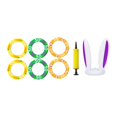thumbnail image 4 of Anillos con orejas de conejo de Pascua, juguete para lanzar con 6 anillos, juegos de fiesta de Pascua, novedad, juego interior y exterior para fiestas, 4 of 8