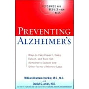 Pre-Owned Preventing Alzheimer's: Prevent, Detect, Diagnose, Treat, and Even Halt Alzheimer's (Hardcover 9780399151552) by William Rodman Shankle, Dr. Daniel G Amen