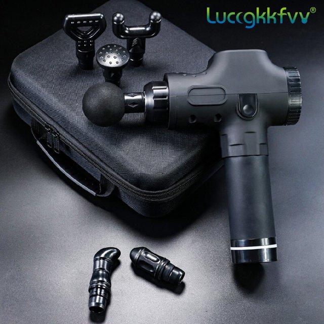 Pistola de masaje, masajeador de cuerpo profundo para aliviar el dolor muscular, ejercitar el cuerpo y relajar, masajeador moldeador adelgazante Tan Jianjun unisex