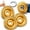 3*Circular Arc, variant on Tungsten Carbide Wood Carving Discs for Angle Grinder, Heavy-Duty Grinding and Sanding Wheels, Gold, 4 Pack (3*Flat Surface, 0.6, 3.94, Inches)