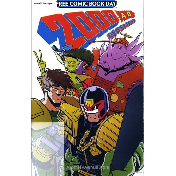 2000 A.D. FCBD #2018 VF ; Rebellion Comic Book