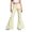 Light Yellow, variant on Gaexia School Uniform Pants Flare Dress Pants High Waist Straight Pants Stretchy Elastic Waist Bell Bottoms Preppy Clothes Comfortable School Uniform Trousers Spring Fall Winter