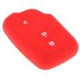 thumbnail image 5 of Funda de silicona para llave de coche para 3 botones Llavero inteligente rojo, 5 of 5