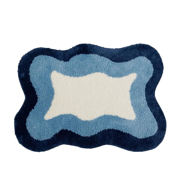 ZSBCMY Thick Soft Bath Rug, Absorbent Microfiber Mat, Non-slip Bathroom Runner, Machine Washable, Ideal for Shower and Bathtub