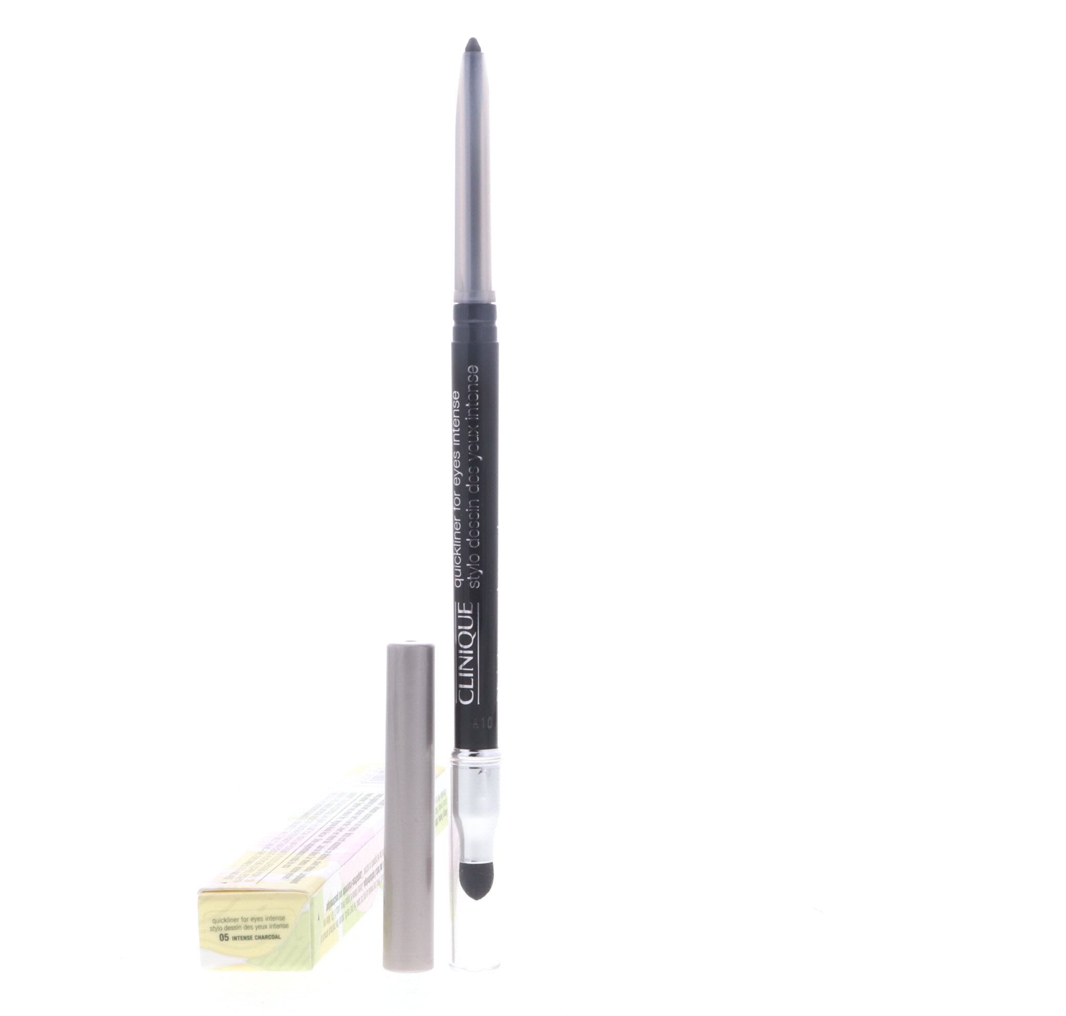 Clinique Quickliner For Eyes Intense| Water Resistant, Smudge Resistant + Safe For Sensitive Eyes, Intense Charcoal
