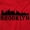 Red, variant on Brooklyn NYC Skyline New York City NY Unisex Plus Fleece Graphic Hoodie Brisco Brands 2X