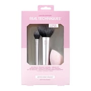 Real Techniques Limited Edition Naturally Radiant Sponge and Brush Kit, 4 Piece Gift Set