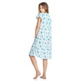 thumbnail image 5 of Casual Nights Women's Cotton Short Sleeve Sleep Dress Nightshirt, 5 of 6