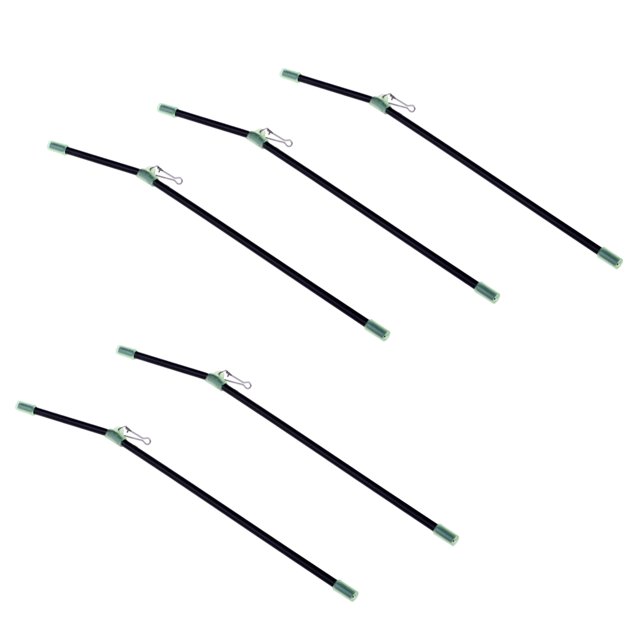 5Pcs Anti Booms con fuerte broche, Luminoso aparejo Bent Booms Sunnimix Anti boom