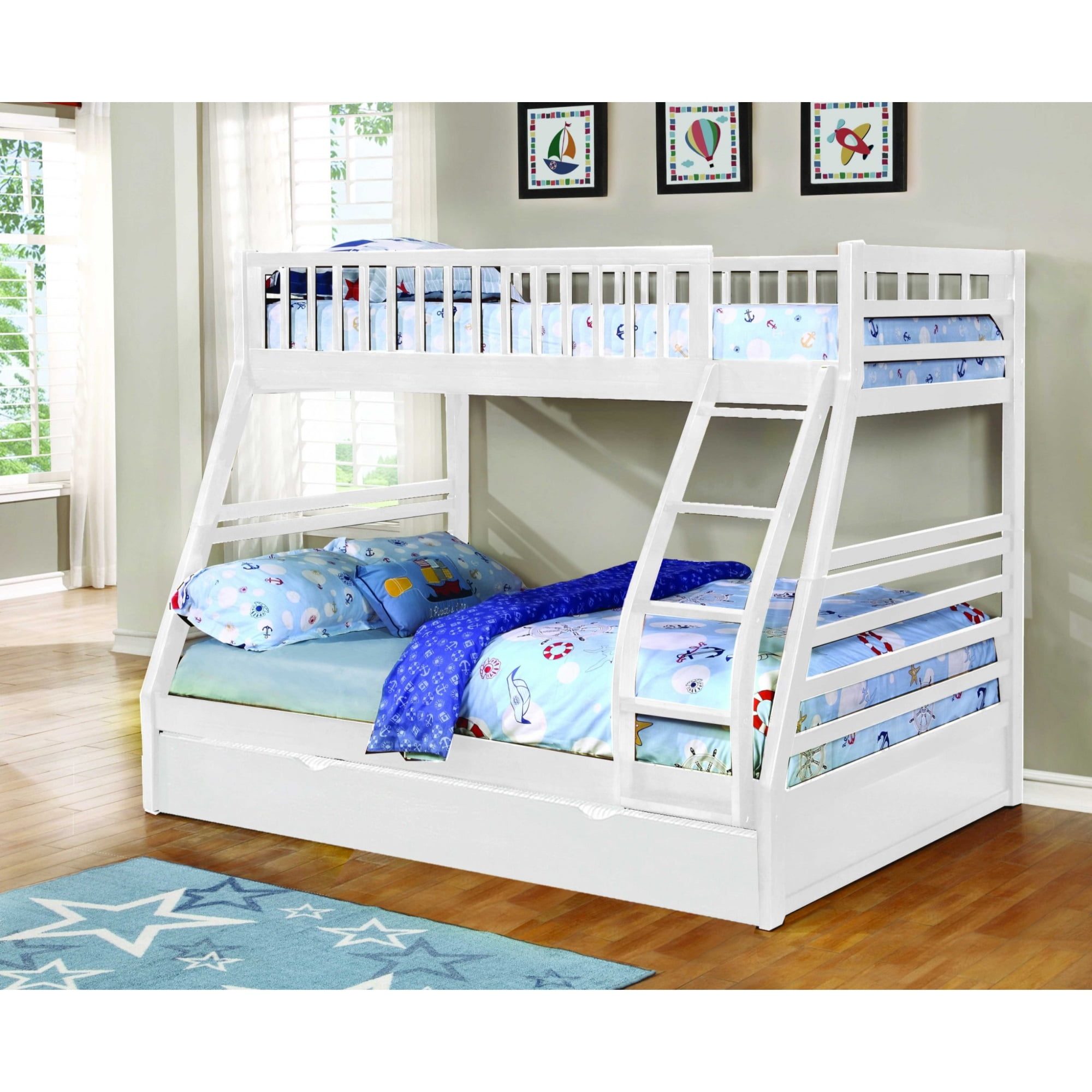 Solid Wood Twin, Used Twin Over Full Bunk Bed