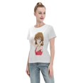 thumbnail image 4 of T-Shirt Basique à Manches Courtes pour Femmes Detective Conan Haihara Ai, 4 of 6