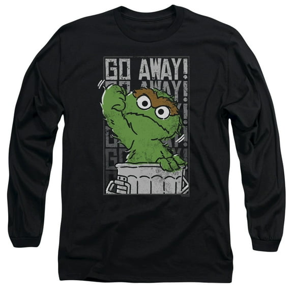 Sesame Street - Go Away - Long Sleeve Shirt - XX-Large