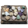 thumbnail image 3 of Ounissouiy 20 tipos de minerales de piedra de ágata de cristal Natural de tamaño Mini, fósiles, decoración cristalina para el hogar en forma Decoración del hogar, 3 of 6