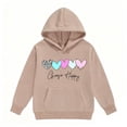 thumbnail image 5 of Toddler Baby Girl Outfits Toddler Fall Winter Clothes Cute Long Sleeve Sweatshirt Tops Pants Set Infant 2Pcs Clothing,4-5 Years,Khaki, 5 of 7