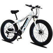 Vélo Electrique Adulte, 26'' Fat Bike Electrique E Bikes for Men Canada, 48V 750W Motor 13Ah Removable Lithium-ion Battery, Shimano Professional 21 Speed Gears, Dual Disc Brakes Alloy Frame