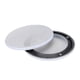 thumbnail image 3 of Protector de altavoz mejorado para un sonido claro Cubierta protectora para altavoz de 4 pulgadas (par, blanco), 3 of 8