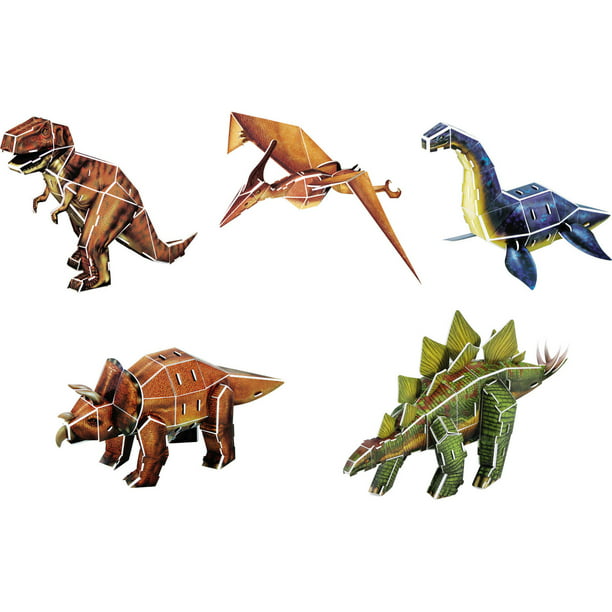 Dinosaur Series 3D Puzzle, 120-Pieces