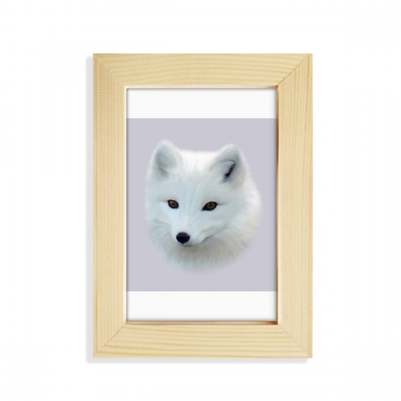 Fox Body Animals Eyes Art Deco Fashion Desktop Display Photo Frame Picture Art Painting 5x7 inch