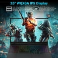 thumbnail image 2 of Lenovo Legion 5 Gaming Laptop, 15.1" OLED WQXGA 165HZ, AMD Ryzen AI 7 350, NVIDIA GeForce RTX 5070, 64GB DDR5 RAM 2TB SSD, RGB Backlit KB, Wi-Fi 7, Win 11 - Eclipse Black, 2 of 6