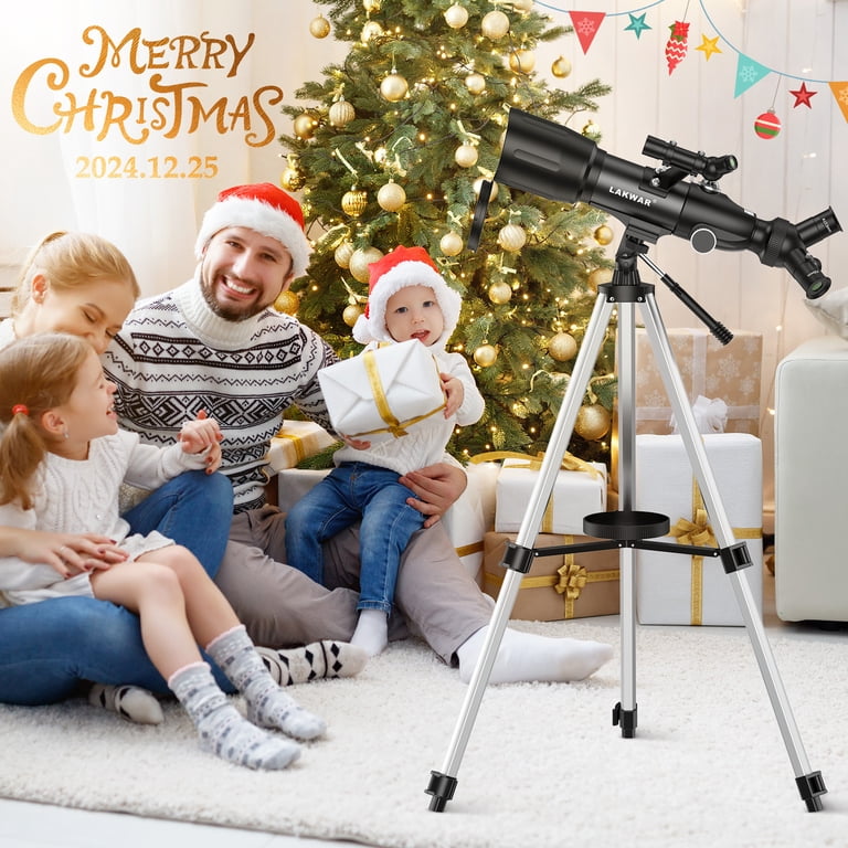 70mm Aperture Telescope For Adults & Beginners - 400mm Refractor With Tripod & Phone Adapter