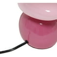 thumbnail image 3 of Stack Stone Table Lamp - Ceramic Accent Lamp for Bedroom Living Room Decor - Pink Finish 17.25 Inch, 3 of 7