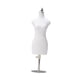 thumbnail image 1 of Vestido de muñeca Forma de costura Mannequin Vestence Decoración de torso Decoración Profesor de vestimenta profesional Formulario Modelo de forma de diseño de disfraces L y base de plata, 1 of 10