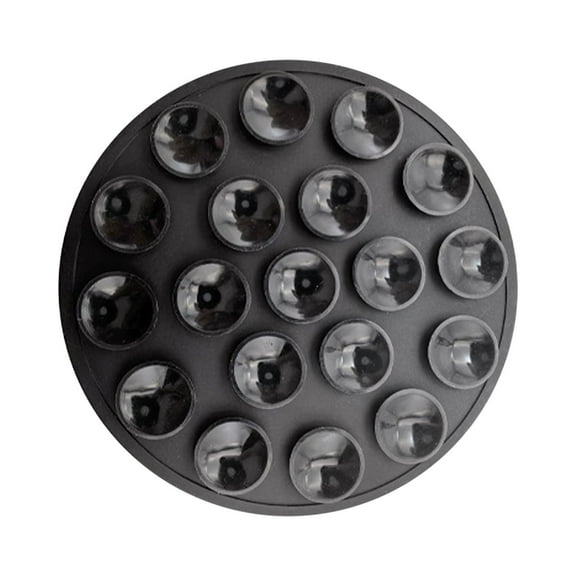 Yarino 19 - granule Black Double - sided Silicone Suction Cup Phone Stand - Strong Suction, Multi - angle, Lightweight, Suitable for Multiple Scenarios