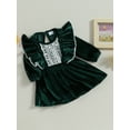 thumbnail image 3 of GXFC Baby Girls Fall Princess Dress Clothes 6M 12M 18M 24M Infant Girls Long Sleeve Corduroy A-line Dress Spring Autumn Clothing for Newborn Girls, 3 of 8