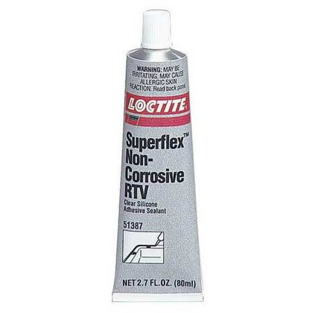 LOCTITE 234323 NonCorrosive RTV Silicone, 80 mL, Clear, Temp Range 75